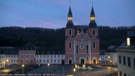 Archiv Foto Webcam Blick auf den Hahnplatz in Prüm mit der Basilika und der Abtei 06:00