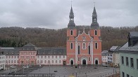 Archiv Foto Webcam Blick auf den Hahnplatz in Prüm mit der Basilika und der Abtei 15:00