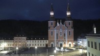 Archiv Foto Webcam Blick auf den Hahnplatz in Prüm mit der Basilika und der Abtei 05:00