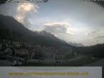 Archiv Foto Webcam Pian Cales - San Bernardino 19:00