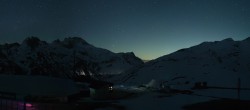 Archiv Foto Webcam Blick von der Tanatzhöhi im Skigebiet Splügen 23:00