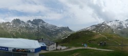Archiv Foto Webcam Blick von der Tanatzhöhi im Skigebiet Splügen 13:00