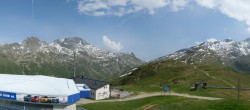 Archiv Foto Webcam Blick von der Tanatzhöhi im Skigebiet Splügen 15:00
