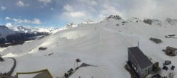 Archiv Foto Webcam Corviglia St. Moritz: Panorama Piz Nair 07:00