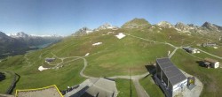 Archiv Foto Webcam Corviglia St. Moritz: Panorama Piz Nair 07:00