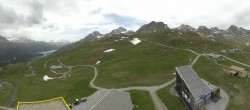 Archiv Foto Webcam Corviglia St. Moritz: Panorama Piz Nair 11:00