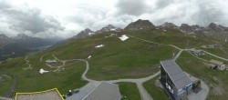 Archiv Foto Webcam Corviglia St. Moritz: Panorama Piz Nair 17:00