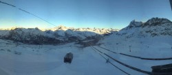 Archiv Foto Webcam Corvatsch: Panorama Murtel 07:00