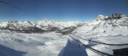 Archiv Foto Webcam Corvatsch: Panorama Murtel 11:00