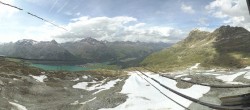 Archiv Foto Webcam Corvatsch: Panorama Murtel 15:00