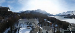 Archiv Foto Webcam Sils Maria Panorama 13:00