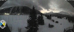 Archiv Foto Webcam Samedan: Loipe und Golfplatz 05:00