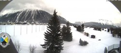 Archiv Foto Webcam Samedan: Loipe und Golfplatz 06:00