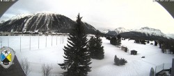 Archiv Foto Webcam Samedan: Loipe und Golfplatz 15:00