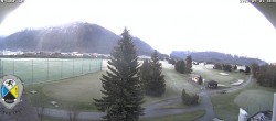 Archiv Foto Webcam Samedan: Loipe und Golfplatz 06:00