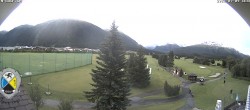 Archiv Foto Webcam Samedan: Loipe und Golfplatz 07:00