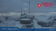 Archived image Webcam Corvatsch Ski Resort: Top Station 00:00
