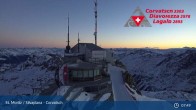 Archiv Foto Webcam Corvatsch: Bergstation 07:00