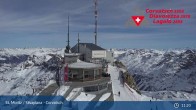 Archiv Foto Webcam Corvatsch: Bergstation 10:00