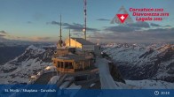 Archived image Webcam Corvatsch Ski Resort: Top Station 02:00