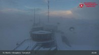 Archiv Foto Webcam Corvatsch: Bergstation 21:00