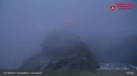 Archiv Foto Webcam Corvatsch: Bergstation 04:00