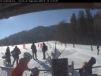 Archiv Foto Webcam Blick auf die Piste im Skigebiet Hirschberg Kreuth 11:00