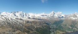 Archiv Foto Webcam Rothorn Zermatt mit Monte Rosa Massiv 04:00