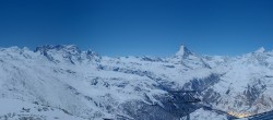 Archiv Foto Webcam Rothorn Zermatt mit Monte Rosa Massiv 20:00