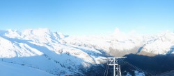 Archiv Foto Webcam Rothorn Zermatt mit Monte Rosa Massiv 06:00