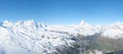 Archived image Webcam Rothorn Zermatt with Monte Rosa 07:00