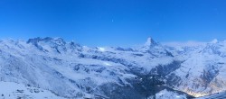 Archived image Webcam Rothorn Zermatt with Monte Rosa 00:00