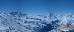 Archiv Foto Webcam Rothorn Zermatt mit Monte Rosa Massiv 03:00