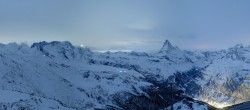 Archived image Webcam Rothorn Zermatt with Monte Rosa 03:00