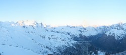 Archived image Webcam Rothorn Zermatt with Monte Rosa 05:00