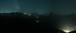 Archiv Foto Webcam Rothorn Zermatt mit Monte Rosa Massiv 01:00