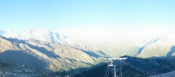 Archiv Foto Webcam Rothorn Zermatt mit Monte Rosa Massiv 06:00