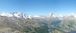 Archived image Webcam Rothorn Zermatt with Monte Rosa 09:00