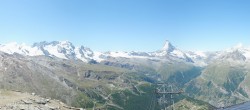 Archived image Webcam Rothorn Zermatt with Monte Rosa 11:00