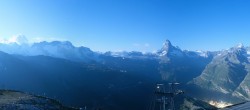 Archived image Webcam Rothorn Zermatt with Monte Rosa 23:00