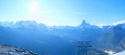 Archived image Webcam Rothorn Zermatt with Monte Rosa 03:00