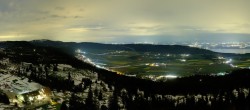 Archiv Foto Webcam Panoramacam über Tête de Ran im Pays de Neuchâtel 23:00