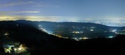 Archiv Foto Webcam Panoramacam über Tête de Ran im Pays de Neuchâtel 03:00