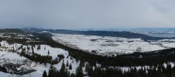 Archiv Foto Webcam Panoramacam über Tête de Ran im Pays de Neuchâtel 13:00