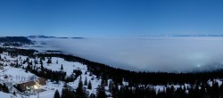 Archiv Foto Webcam Panoramacam über Tête de Ran im Pays de Neuchâtel 04:00