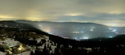 Archiv Foto Webcam Panoramacam über Tête de Ran im Pays de Neuchâtel 23:00