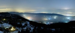 Archiv Foto Webcam Panoramacam über Tête de Ran im Pays de Neuchâtel 03:00