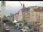 Archiv Foto Webcam Blick auf den Stadtturm und Stadtplatz Straubing 09:00