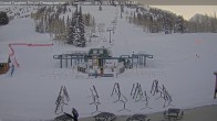 Archived image Webcam Grand Targhee Resort: Base Station Dreamcatcher 07:00