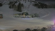 Archived image Webcam Grand Targhee Resort: Base Station Dreamcatcher 00:00